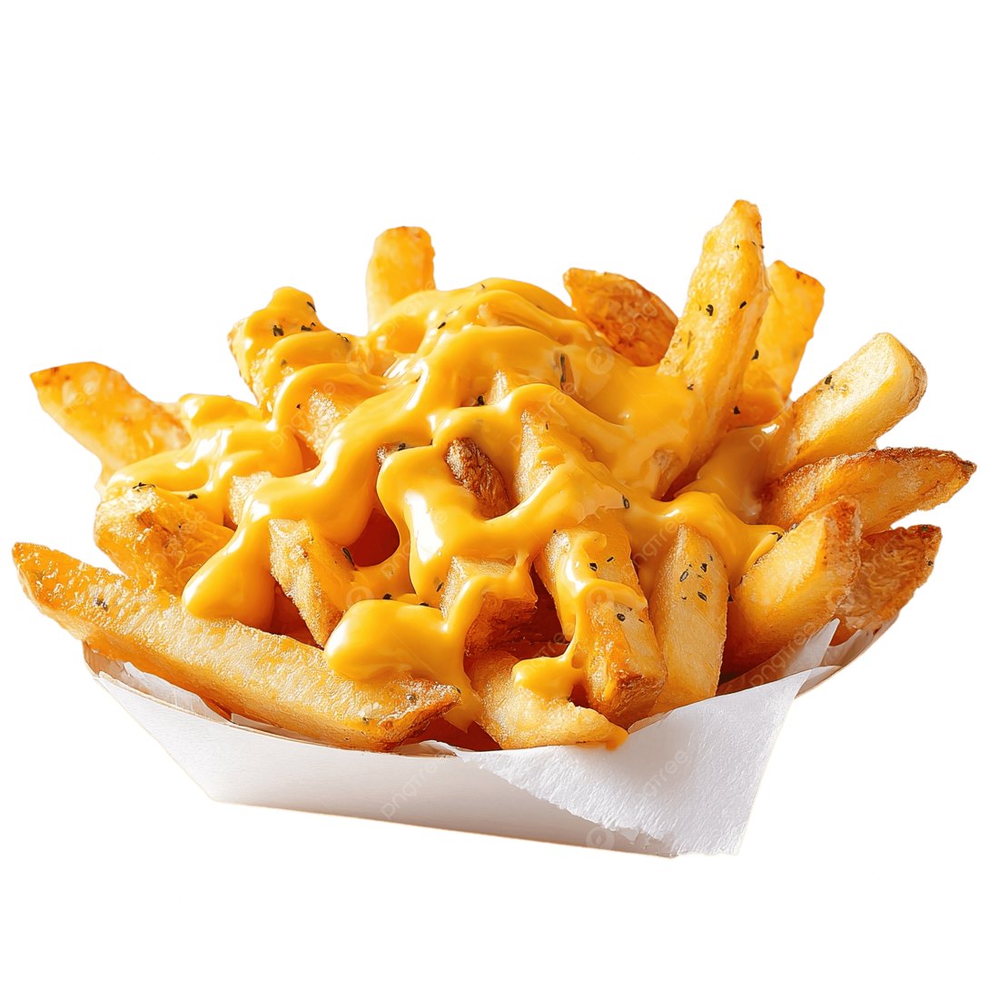 Barquette de frites au cheddar