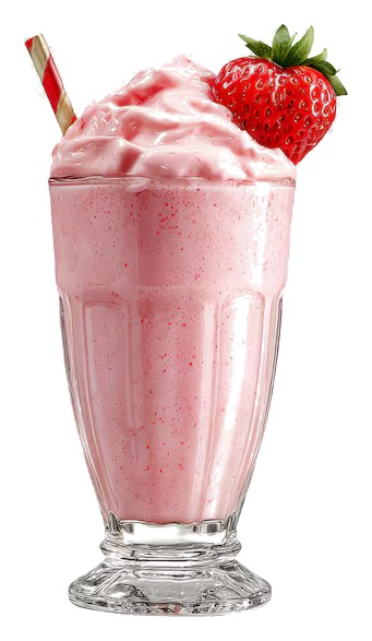 Milkshake à la fraise
