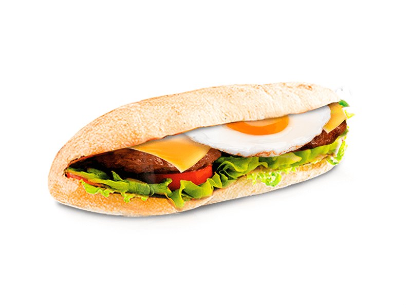 Pana Blindé : deux steaks, escalope, œuf, cheddar et jambon