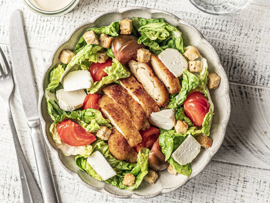 Salade au chèvre et miel