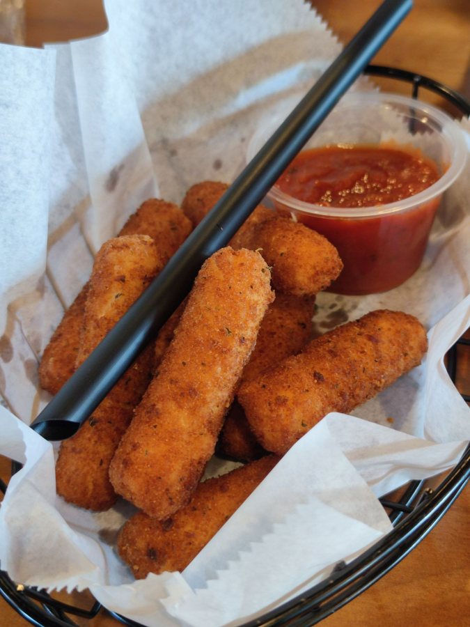 Bâtonnets de mozzarella panés